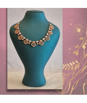 Rose gold AD Stone Necklace