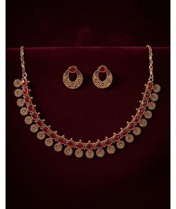 Ruby Coin Necklace