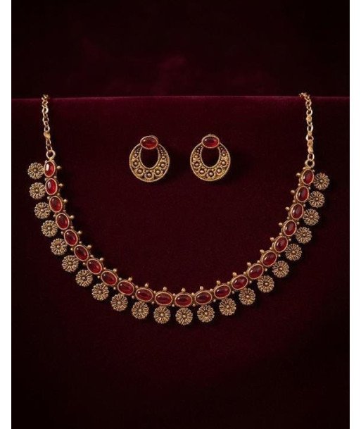 Ruby Coin Necklace