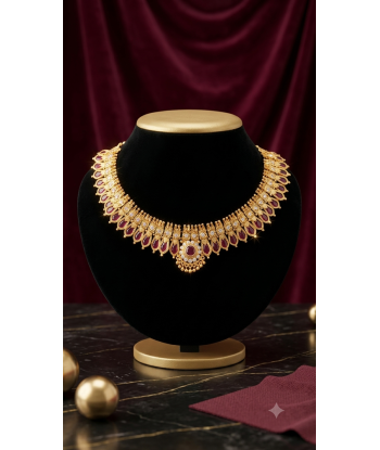 Ruby Leaf Choker