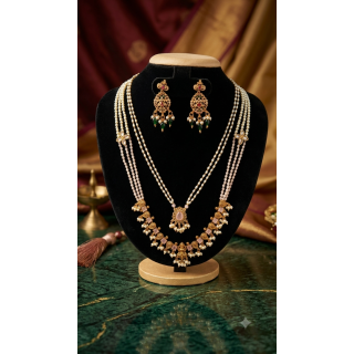 Multi-Layered Pearl Haram Set